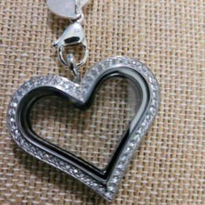 Origami owl heart locket